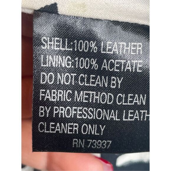 John Carlisle Black Leather Studded Jacket Size S - Picture 12 of 15